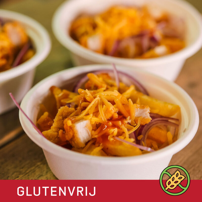 Loaded Fries Frikandel Speciaal glutenvrij